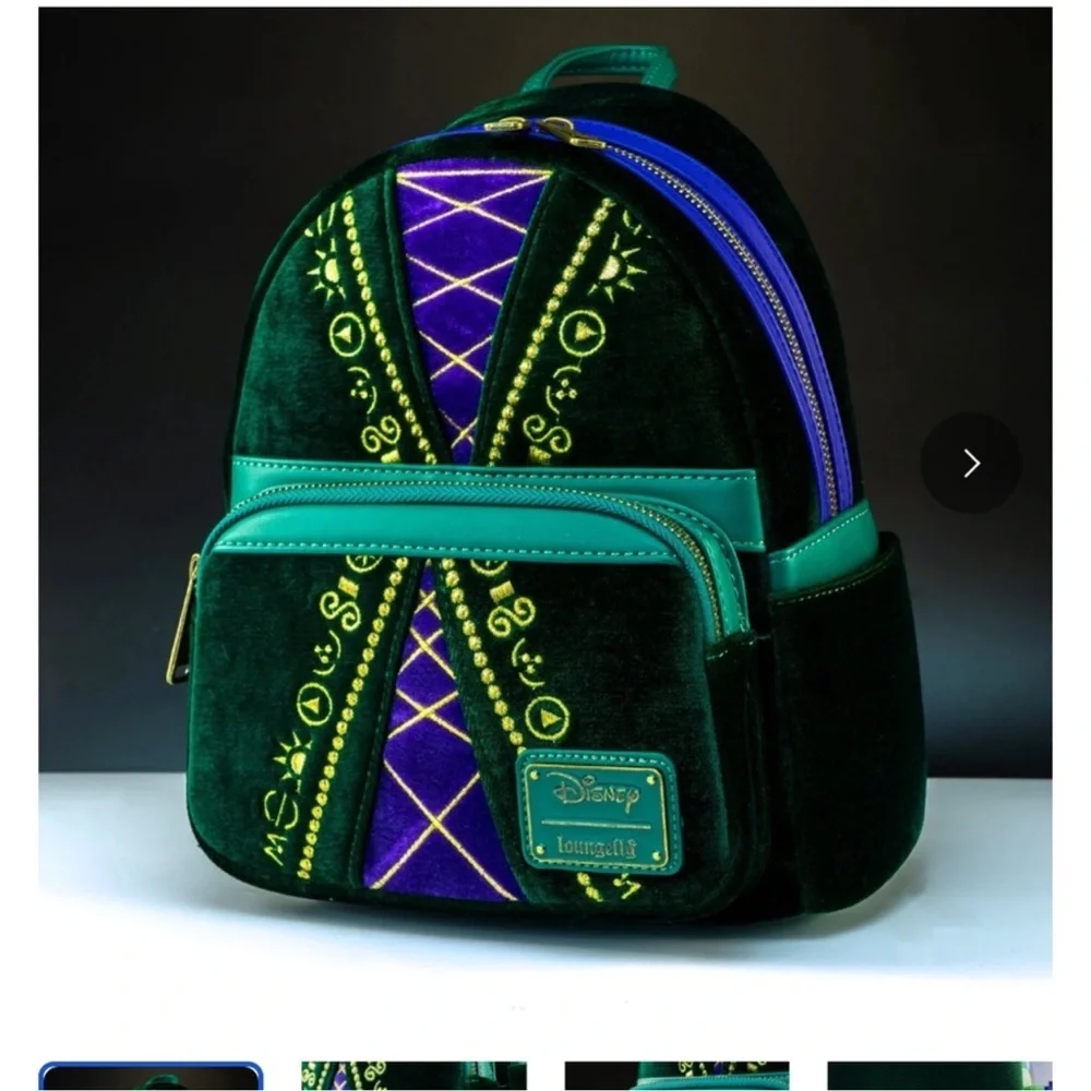 Loungefly Disney Hocus Pocus Winifred Sanderson Cosplay Mini Backpack Exclusive